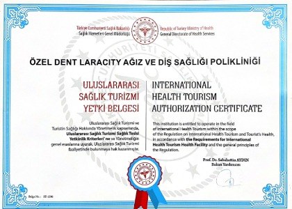 Uluslararası sağlık turizmi yetki belgesi